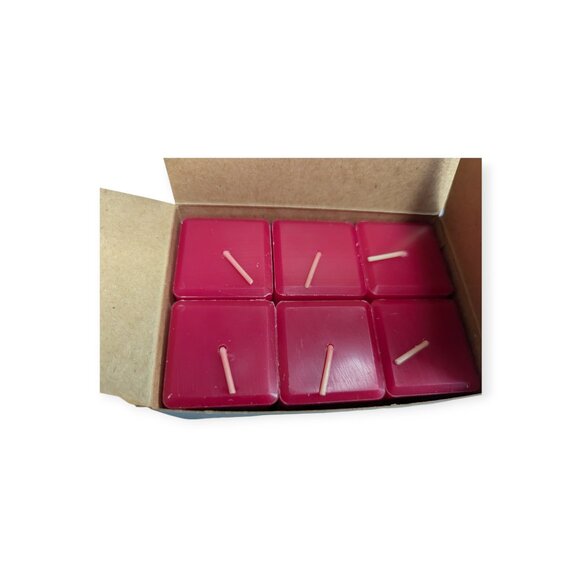 NIB 6 Pack PartyLite Scent Plus Square Votives Cherry Orchard #K02288 - Picture 5 of 6